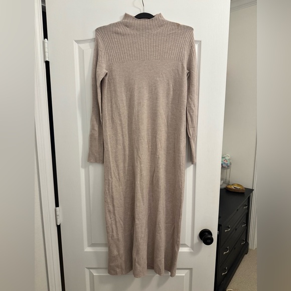 Hatch The Peyton Sweater Dress Oat Melange - Picture 4 of 6